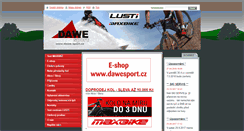 Desktop Screenshot of dawe-sport.cz