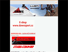 Tablet Screenshot of dawe-sport.cz